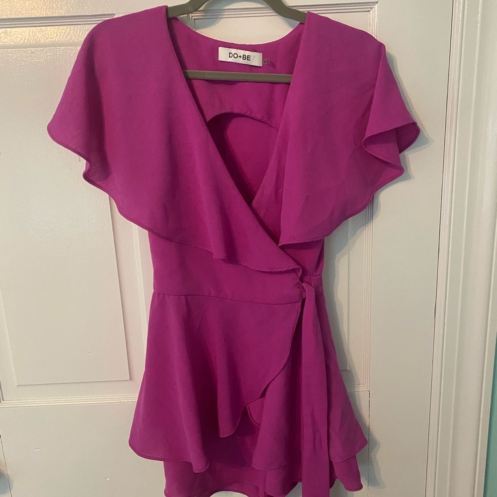 Boutique Orchid Tie Romper